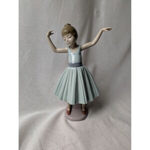 Retired Lladro 5094 Ballerina Figurine: Ballet First Step Porcelain Sculpture 80